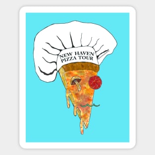 Pizza Slice Man (color) Magnet